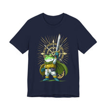 Load image into Gallery viewer, Frog – Chrono Trigger Hero Retro Video Game Tee (Unisex) Navy