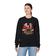Load image into Gallery viewer, Santa vs Grinch – Christmas Arm Wrestle Sweater (Unisex)