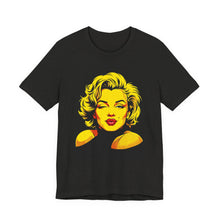 Load image into Gallery viewer, Marilyn Monroe Pop Art Wink Kiss Unisex Graphic Tee Black Heather