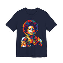 Load image into Gallery viewer, Young Michael Jackson Artsy Unisex Graphic Tee Navy