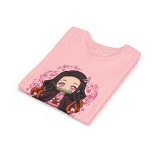 Load image into Gallery viewer, Chibi Nezuko Kamado – Cute Anime Youth Graphic Tee