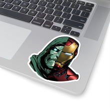 Load image into Gallery viewer, Doctor Doom x Iron Man Split Face Sticker
