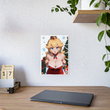 Load image into Gallery viewer, Mrs. Claus Princess Peach – Christmas Fantasy Poster Art