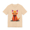 Origami Orange Cat Tee (Unisex)