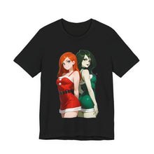 Load image into Gallery viewer, Shego x Kim – Anime Christmas Crossover Tee (Unisex) Black