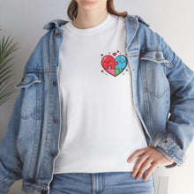 Load image into Gallery viewer, Puzzled Heart - Valentines Day Graphic Tee (Unisex)