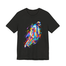 Load image into Gallery viewer, Michael Jackson Smooth Criminal Lean – Abstract Unisex Graphic Tee Black Heather