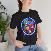 Load image into Gallery viewer, Sonic &amp; Knuckles Graphic Tee | Speed Meets Strength Unisex Shirt