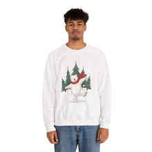 Load image into Gallery viewer, Dancing Polar Bear – Festive Holiday Sweatshirt (Unisex)