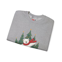 Load image into Gallery viewer, Dancing Polar Bear – Festive Holiday Sweatshirt (Unisex)
