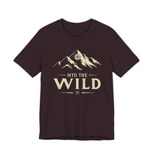 Load image into Gallery viewer, Into The Wild - Adventure Graphic Tee (Unisex) Oxblood Black