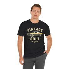 Load image into Gallery viewer, Vintage Soul – Classic Car Enthusiast Graphic Tee (Unisex)