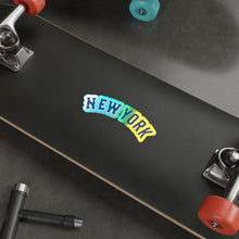 Load image into Gallery viewer, Holographic Sticker - New York in Baseball Team Lettering
