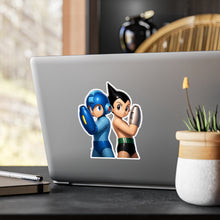 Load image into Gallery viewer, Mega Man x Astro Boy Die-Cut Vinyl Sticker