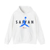 Saiyan Blue Jumpman Pullover Hoodie | Unisex