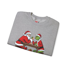 Load image into Gallery viewer, Santa vs Grinch – Christmas Arm Wrestle Sweater (Unisex)