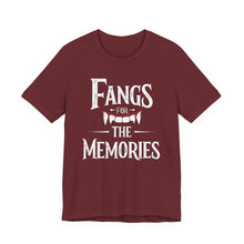 Load image into Gallery viewer, Fangs For The Memories – Vampire Tee (Unisex) Heather Cardinal
