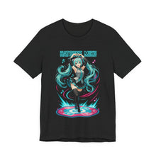 Load image into Gallery viewer, Hatsune Miku – Vocaloid Anime Graphic Tee (Unisex) Solid Black Blend
