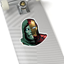 Load image into Gallery viewer, Doctor Doom x Iron Man Split Face Sticker