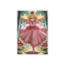 Load image into Gallery viewer, Princess Peach Running in Forest – Fantasy Poster Print 16.5" x 23.4" (Vertical) Glossy