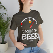 Load image into Gallery viewer, I Run On Beer T-Shirt