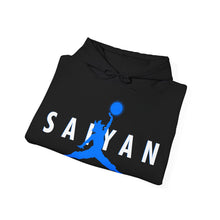 Load image into Gallery viewer, Saiyan Blue Jumpman Pullover Hoodie | Unisex
