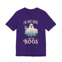 Load image into Gallery viewer, I&#39;m Just Here For The Boos - Tee (Unisex) Team Purple
