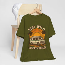 Load image into Gallery viewer, Stay Wild, Desert Cruiser – Retro Adventure Tee (Unisex)

