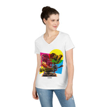 Load image into Gallery viewer, Tank Davis | V-Neck | Ladies Graphic T-Shirt