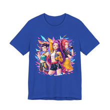 Load image into Gallery viewer, K-Pop Demon Hunters Singing – Anime Music Graphic Tee True Royal