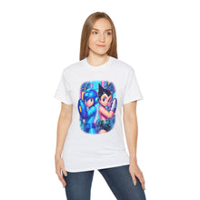 Load image into Gallery viewer, Mega Man x Astro Boy Retro Gamer Graphic Tee (Unisex)