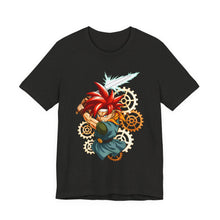 Load image into Gallery viewer, Crono – Chrono Trigger Time Traveler Graphic Tee (Unisex) Black Heather