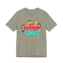 Load image into Gallery viewer, Squad Goals – Cute Animal Lover Graphic Tee (Unisex) Heather Stone
