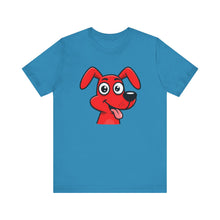 Load image into Gallery viewer, Woofy Red Puppy Unisex Tee
