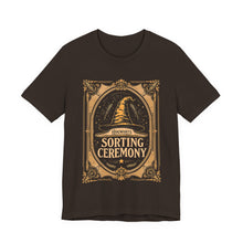 Load image into Gallery viewer, Sorting Hat Ceremony Harry Potter Graphic Tee Brown