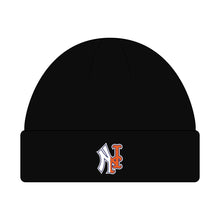 Load image into Gallery viewer, Yankees Mets Split Knit Beanie Hat One size Black
