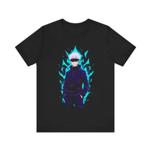 Load image into Gallery viewer, Satoru Gojo Anime Graphic Tee JJK Black