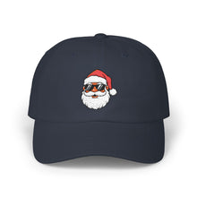 Load image into Gallery viewer, Santa Claus Dad Hat – Festive Holiday Embroidered Cap Navy One size
