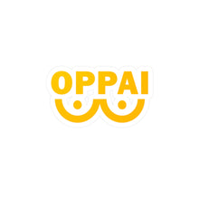 Load image into Gallery viewer, OPPAI Funny Vinyl Decals - Cute Wall Stickers 3&quot; x 4&quot; Kiss-Cut Satin
