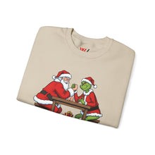 Load image into Gallery viewer, Santa vs Grinch – Christmas Arm Wrestle Sweater (Unisex)