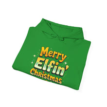 Load image into Gallery viewer, Merry Elfin Christmas – Funny Holiday Hoodie (Unisex)