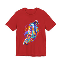 Load image into Gallery viewer, Michael Jackson Smooth Criminal Lean – Abstract Unisex Graphic Tee Red