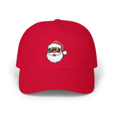 Load image into Gallery viewer, Santa Claus Dad Hat – Festive Holiday Embroidered Cap Cranberry One size