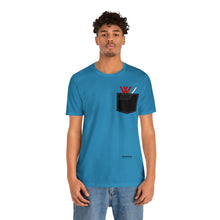 Load image into Gallery viewer, Pocket Fit | 2 | Hashtag Vizewls T-Shirt
