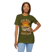 Load image into Gallery viewer, Stay Wild, Desert Cruiser – Retro Adventure Tee (Unisex)
