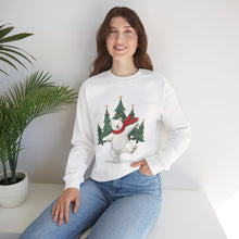 Load image into Gallery viewer, Dancing Polar Bear – Festive Holiday Sweatshirt (Unisex)