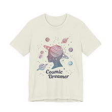 Load image into Gallery viewer, Cosmic Dreamer – Retro Space Aesthetic Graphic Tee (Unisex) Citron

