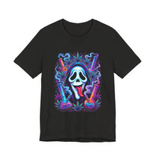 Load image into Gallery viewer, Psychedelic Scream Mask T-Shirt Black Heather