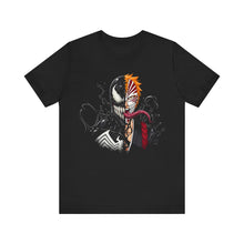 Load image into Gallery viewer, Ichigo Venom Split Face Anime Graphic Tee Black