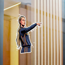 Load image into Gallery viewer, Sophie Pointers Finger Meme Die-Cut Vinyl Sticker